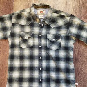 Dakota Grizzly Green Flannel size L